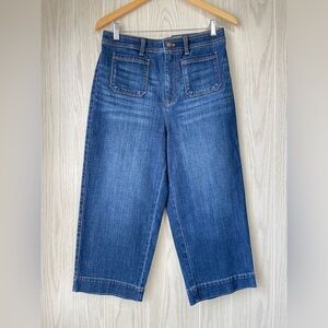 Talbots Flawless High Waist Wide Crop Jeans Size 8P NWT